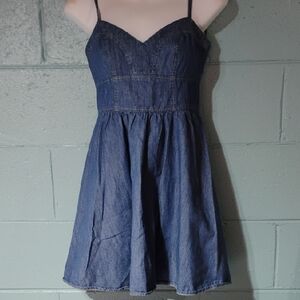 Express Blue Denim Mini Dress